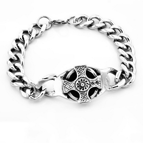 FSB00W78 cross badge  bracelet